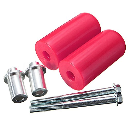 Frame Sliders, Universal Motorcycle Frame Sliders Anti Crash Protector for Yamaha Honda Suzuki (Pink)