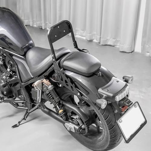 Motorcycle Detachable Sissy Bar Passenger Backrest Pad Fit for Rebel CMX 1100 2021-2026 Rear Back Rest Cushion Seat Pad Kit