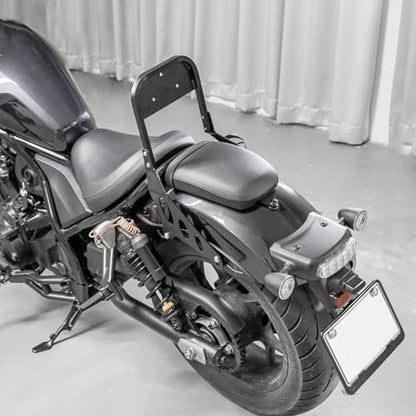 Motorcycle Detachable Sissy Bar Passenger Backrest Pad Fit for Rebel CMX 1100 2021-2026 Rear Back Rest Cushion Seat Pad Kit