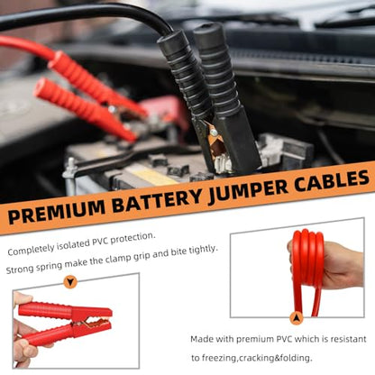 Car Roadside Emergency Kit,Auto Vehicle Truck Safety Emergency Road Side Assistance Kits with Jumper Cables,Safety Hammer,Reflective Warning Triangle,Tire Pressure Gauge,Tow Rope,etc