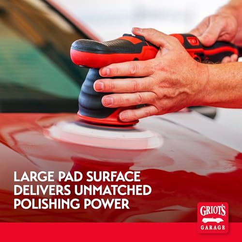 Griot's Garage BOSS 6.5" Fast Correcting Foam Pads for Car Polishing and Detailing, Buffing Pads for Moderate to Severe Scratch Removal, Set of 2 - size: 6.5 Inch Pads (Set of 2)