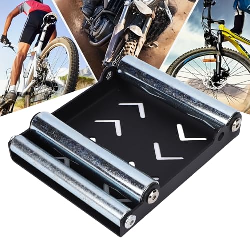 Motorcycle Wheel Roller Stand, Paddock Stand Replacement for Tire Cleaning and Chain Lubrication with Bikes < 600lbs, Tire Width <240mm