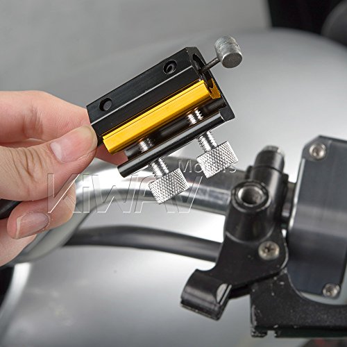 KiWAV Cable Lubricator Lubricant Luber Lube Oiler Tool Twin Clamp for Motorcycle ATV Dirt-Bike Scooter Bike Snow-Blower Toro-Zero-Turn Snow-Mobile Lawn-Mower Lawn-Tractor Four-Wheeler