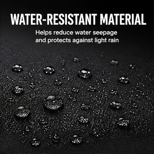Motorcycle Cover for Piaggio MP3 250 2007–2010, 420D Water Resistant Outdoor Motorbike Cover, Heavy Duty Motorbike Cover Moped Cover with Lock Holes & Windproof Buckles