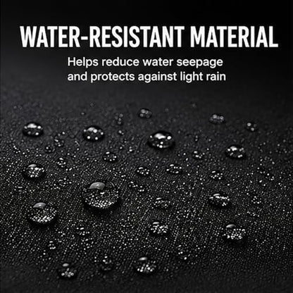 Motorcycle Cover for Piaggio MP3 250 2007–2010, 420D Water Resistant Outdoor Motorbike Cover, Heavy Duty Motorbike Cover Moped Cover with Lock Holes & Windproof Buckles