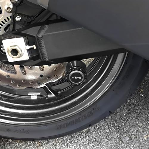 8mm CNC Aluminum Motorcycle Swingarm Spools Sliders Rear Stand Frame Sliders Compatible With Ninja ZX4RR 2026 2025 2024 2023 ZX-4RR ZX400 ZX4RR Accessories (Gray) - color: gray