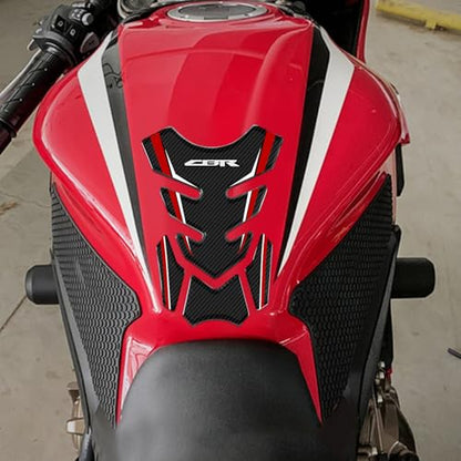 Motorcycle Tank Pad Gas Tank Protector Compatible with CBR1000RR CBR650R CBR600RR CBR500RR CBR400R CBR400RR CBR650F CB650R CBR250R CBR600 F1/F2/F3/F4 CBR900RR CBR929RR CBR954RR CBR1100XX - size: For CBR