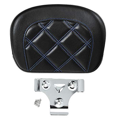 Detachable Sissy Bar Backrest Pad Fits For Harley 1997-2023 Touring Road King Tri Glide Street Glide Road Glide Electra Glide - color: Style F# 4