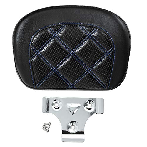 Detachable Sissy Bar Backrest Pad Fits For Harley 1997-2023 Touring Road King Tri Glide Street Glide Road Glide Electra Glide - color: Style F# 4