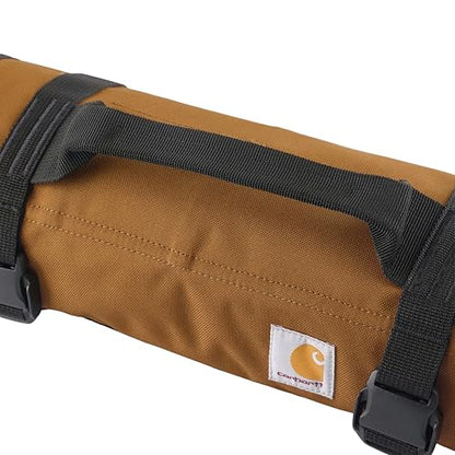 Carhartt Utility Roll Organizer, Durable, Water-Resistant Tool Roll, Carhartt Brown, 16 Pocket - color: Carhartt Brown, size: 16 Pocket