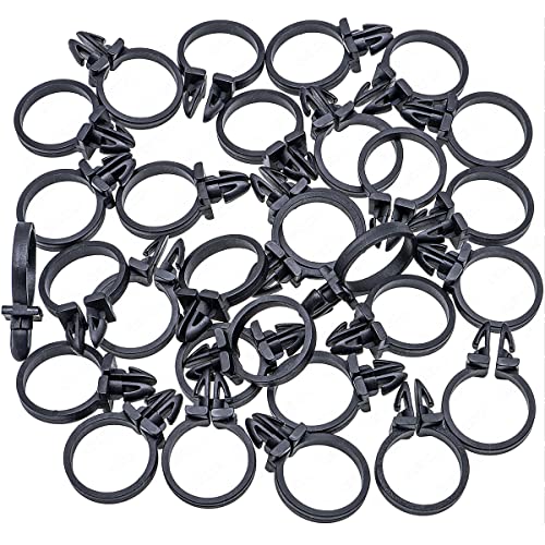 Rexka 30 pcs Wire Routing Clips 3/4" - color: Wire Routing Clips 3/4"