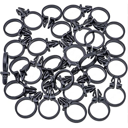 Rexka 30 pcs Wire Routing Clips 3/4" - color: Wire Routing Clips 3/4"
