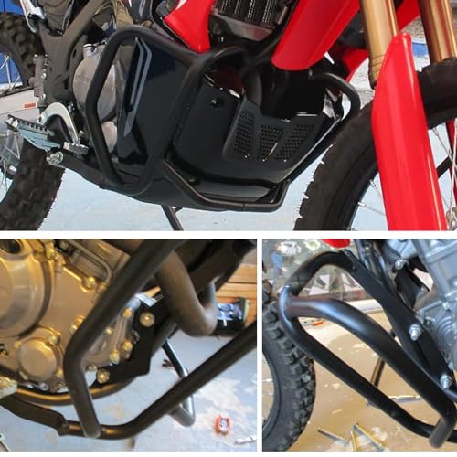 Worldmotop Crash Bar Engine Guard Frame Protector Compatible with Honda CRF300L Rally CRF300 L CRF 300 L 2020 2021 2022 2023 2024 2025
