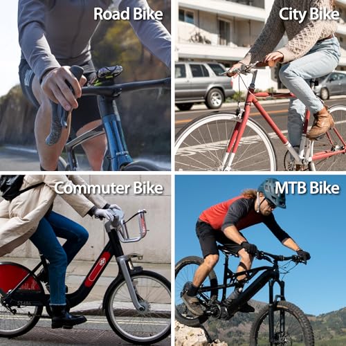 BONE Bike Tie Connect Kit 3 - Sticker, Magnetic Bicycle Phone Mount for Stem, Detachable & 360° Rotatable Silicone MTB Holder, Cycling Phone Carrier for iPhone & 4.7"–7.2" Smartphones (Stem) - style: Bicycle - Stem (Sticker)