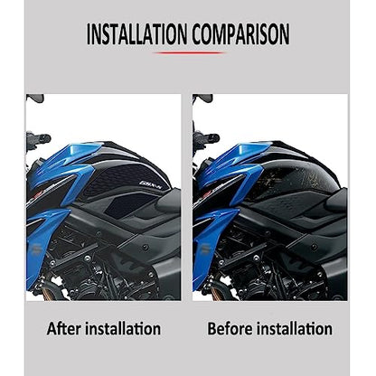FOR GSX-S750 GSX-S750 Z gsx s750 2021 2020 2019-2017 Accessories Motorcycle Side Fuel Tank Anti-slip Sticker Protective Plate Sticker Knee Grip Pads Traction Pads Tank Grips