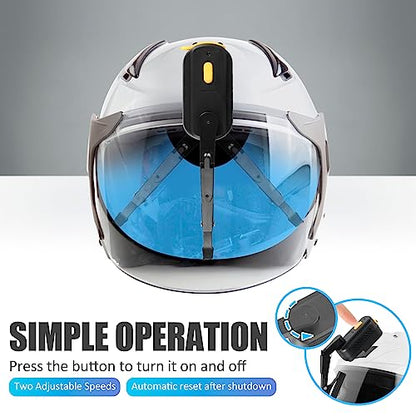 Motorcycle Helmet Wiper, 1200mAh Rechargeable Motorcycle Helmet Windshield Wiper, 2 Adjustable Speeds Retractable Universal, Universal Waterproof Helmett Windshield Wipers, Compatible with Most Visor