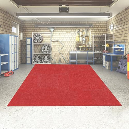1 Pack Garage Floor Mat 88" x 204" - Oil Spill Mat for Under Car Driveway Oil Drip Pad, Highly Absorbent Maintenance Mat, Waterproof Backing, Leak Absorbent, Reusable, Washable, Protect Garage Floor