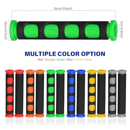 2Pcs Universal Motorcycle Brake Lever Cover Handle Silicone Sleeve Motorbike Bicycle Handles Grips Protection Accessories - color: green