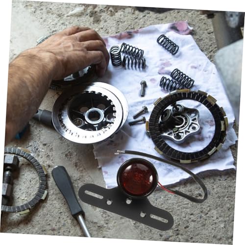 Cabilock Motorcycle Brake Tail Light Rear Led Stop Lamp Retro Design High Brightness Easy Install