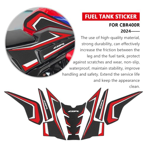 for CBR400R cbr400 2024 2025 2026 Accessories Motorcycle Tank Traction Pad Anti Slip Sticker Gas Knee Grip Protector CBR400R Tank pad