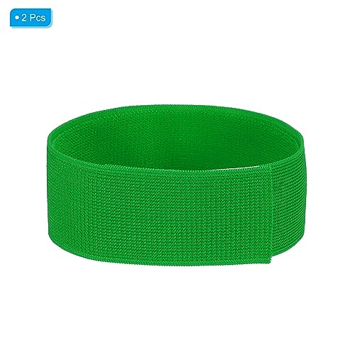 PATIKIL Boot Straps, 2 Pack Elastic Polyester Trousers Blouses Ankle Straps Pants Leg Bands with Hook and Loop for Hiking, Fishing, Hunting, 20", Green - color: Green, size: 20"