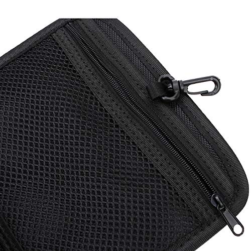 AUFER Motorcycle Internal Saddlebags Lid Organizer Bags Hard Bags Saddle Bag Small Tools Storage Pouch Compatible With For Harley VRSC Softail Touring Sportster Dyna Indian Yamaha Kawasaki,Black