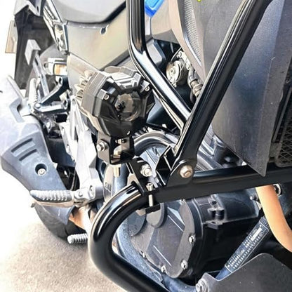 Motorcycle Spotlight Bracket, 2PCS Headlight Holder, Heavy-Duty Tube Clamp Mounting Bracket for 31mm-46mm ATV UTV Roll Bar (1.25-1.8 inch) - size: 1.25-1.8 inch