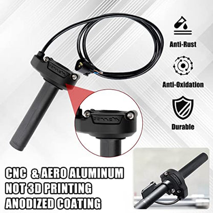 OEM Electronic Throttle Grips Handlebar for Sur Ron LBX/S Segway X160 X260, High-Precision Original SurronThrottle Grip with Cable, Motorbike Accelerator for Surron Throttle Replacement