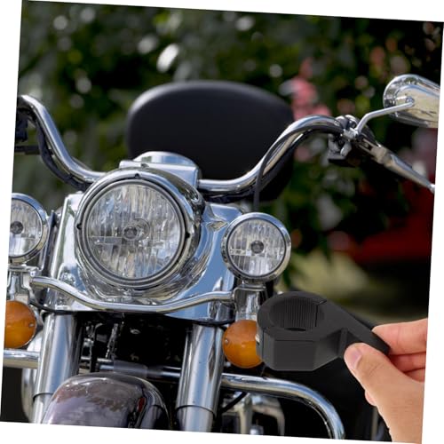 Alipis 2pcs Car Light Clip Light Mounts Motorcycle Turn Signal Bracket Motorcycle Headlight Holder Roof Bracket Motorcycle Headlight Bracket Light Clamp Black High Strength Aluminum
