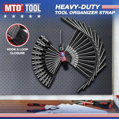 MTO T-Handle Metric Socket Wrench Set, 6-Point (6mm-15mm, 17mm, 19mm) with Hanging Organizer Strap, Cr-V Steel Lug Wrench Hex Socket for Motorcycle Car Bicycle Repair (12 Pack) - size: 12Pack