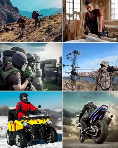 KUMGIM Motorcycle Gloves for Men and Women, Tactical Gloves Black Touchscreen with Hard Shell for Airsoft, Paintball, Motocross, Hunting, Shooting, Camping, ATV Riding, Outdoor Sports, Work - size: Small