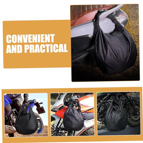 Luxshiny Bag for Outdoor Riding Storage Pouch for Scooter and Ski Helmets Multi Purpose Travel Container for Snacks and Bottles