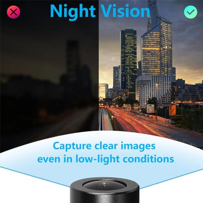 VSYSTO 2K Motorcycle Helmet Camera, 170° Super Wide Angle, Smile Face Spectral Light, Remote Control, WiFi, Waterproof, Night Vision, G-Sensor, Loop Recording