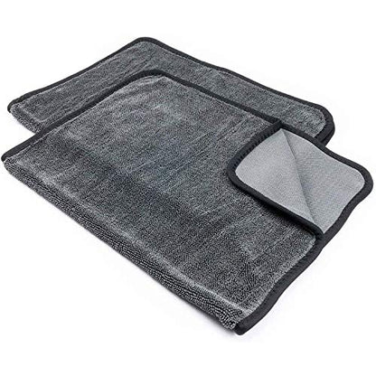 SOFTBATFY Microfiber Car Drying Towel, Shiny Bath Drying Towel Shower Cubicles Cloth for Water Removal in Shower and Bathroom (20x24inches*2pack)