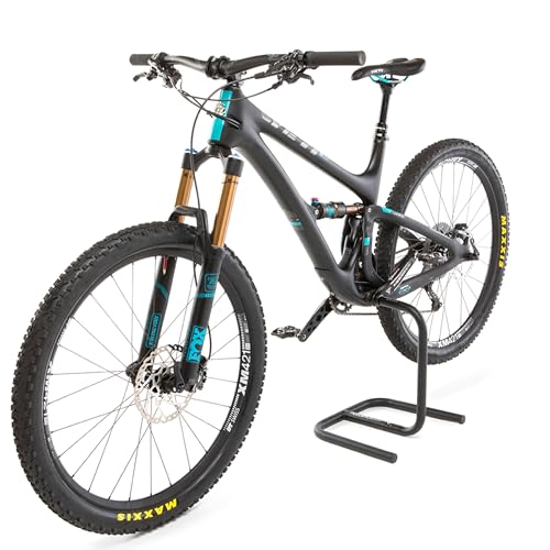Feedback Sports | Scorpion Moto-Style Portable Bike Stand | Bottom Bracket Crankarm Support For Road, MTB, Cyclocross, E-Bike | 2 Piece | Black