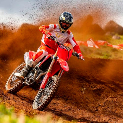 Polisport Fork Guards for Honda CRF250R, CRF450R, CRF450RX (2019-2025) Red, Durable Off-Road Fork Protectors