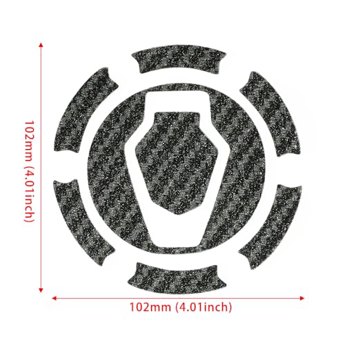 Motorcycle Carbon Tank Pad Protector Sticker Fuel Gas Oil Cap Decal, Anti-Scratch Oil Gas Tank Pad (G310GS G310R) - color: G310gs G310r