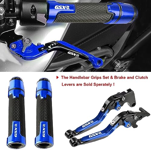 Suzuki GSX-R 600 750 1000 Motocycle Brake Clutch Levers Set - Black/Blue - color: Levers - C
