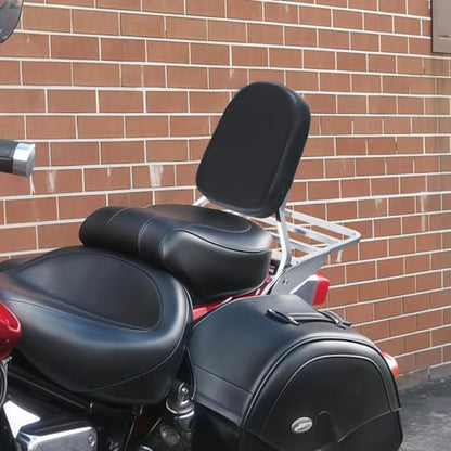 SLMOTO Detachable Stealth Sissy Bar Set Luggage rack Fits For Honda Shadow Spirit VT750DC 2001-2003，2005-2007 - color: Fits For Honda Shadow Spirit