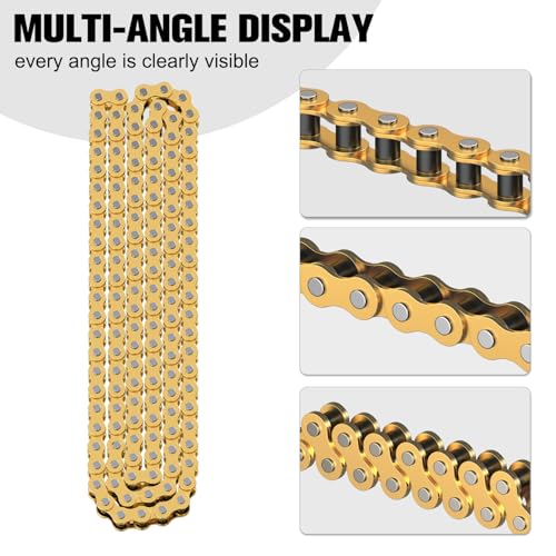 35 Chain Mini Bike Chain Breaker Compatible with Coleman CT100U CC100X Baja Doodlebug DB30 Motovox MBX10 MBX11 Predator 97cc 100cc Monster Mega Moto MM-B80 105cc Minibike Powersports Parts - color: Gold