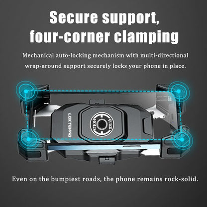 LOKTENWO Anti-Theft UTV Phone Mount with Vibration Dampener, Adjustable UTV Cellphone Holder Fit on 1.5''/1.65''/1.75''/1.85'' Roll Cage Bar, for 5.4''-7'' Smartphone