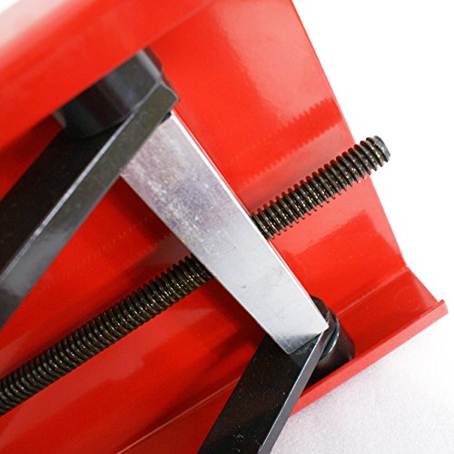 Motorcycle Lift 1100 LB Capacity Wide Deck Motorcycle Center Scissor Lift Jack Hoist Stand for Street Bikes Cruisers Touring Motorcycles Scooter ATVs