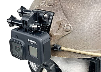 BrainExploder Adjustable NVG Helmet Mount Compatible with All GoPro Hero Cameras