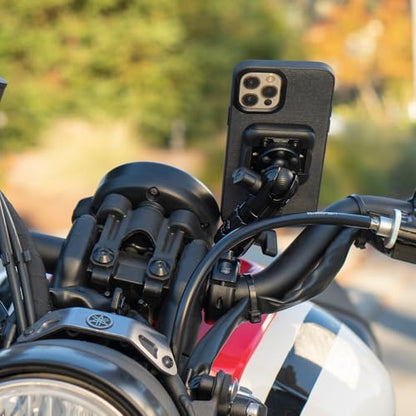 Peak Design Mobile Ball Mount Adapter, Locking, Qi2 Charging, SlimLink Mounting Technology, Push Button Release, Works with 20mm Ball-and-Socket Phone Mount for Car, Truck, Motorcycle, Boat and More