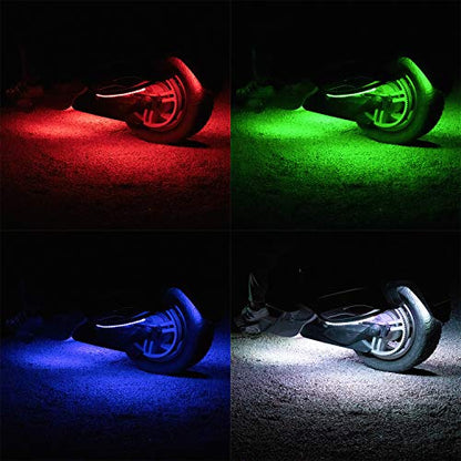DITRIO 2pcs 2-Feet Underglow RGB Neon LED Light Strips DC 12V for Motorcycles Trikes Trailers Golf Carts ATVs UTVs (Only for InfiColors Series)