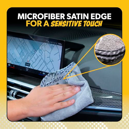 Chemical Guys AllSwipe Multi-Purpose Microfiber Towels for Cars Microfiber Cleaning Cloth Gray Drying Towels Car Detailing for Wash Interior and Glass, 14 x 12 Inch - 6 Pack - size: 6 Pack