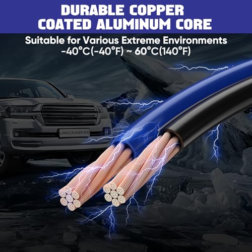 EXTRESPO 2/0 Gauge 30 FT Heavy Duty Jumper Cables, 1500Amp Quick Connect Booster Cables for 12V & 24V Cars, SUVs and Trucks, Kit with Carry Case, Gloves, Brushes - size: 00 Gauge 30 FT