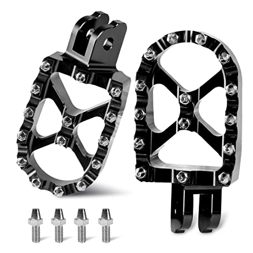Motorcycle Footpegs Rest Pedal M8 Foot Pegs For Harley Softail Low Rider Slim FLSL FXLR FXBB 107,Street Bob Fat Bob Boy FXRB 107,Sport Glide FLSB Heritage Breakout 2018-2026 RA1250 RH1250S - color: Black