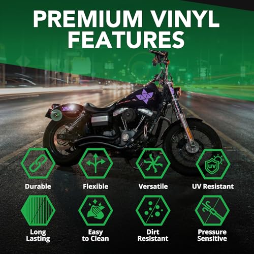 BRIGHT KNIGHT DECALS Reflective Stickers, 17pc Triangle Kit, Reflective Tape Outdoor Waterproof Motorcycle Helmet Stickers for Bikes, Scooters, and Hard Hats, Night Safety High Visibility - color: Purple
