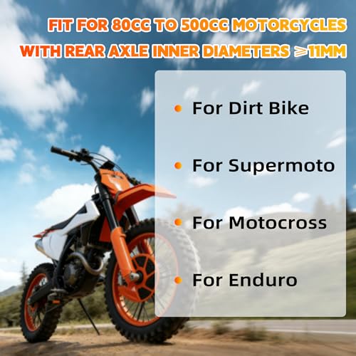 JFG RACING Dirt Bike Triangle Stand,2 Pcs Universal Motorcycle Triangle Kickstand Rear Side Wheel Holder for Dirt Pit Bike Supermoto Motocross Enduro-Black - size: 2
